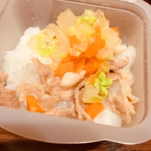 離乳食☆後期☆　八宝菜風混ぜご飯